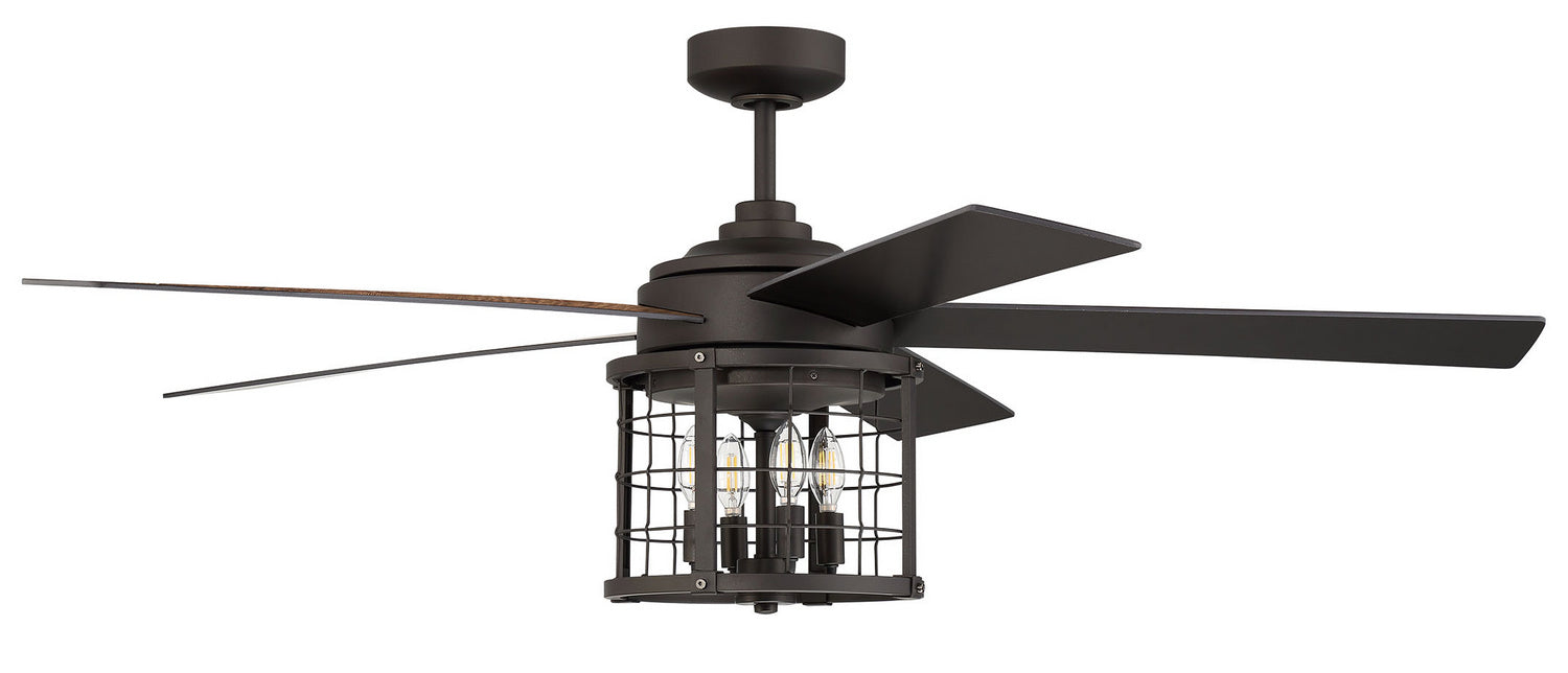 Craftmade NIC56ESP5 56"Ceiling Fan, Espresso