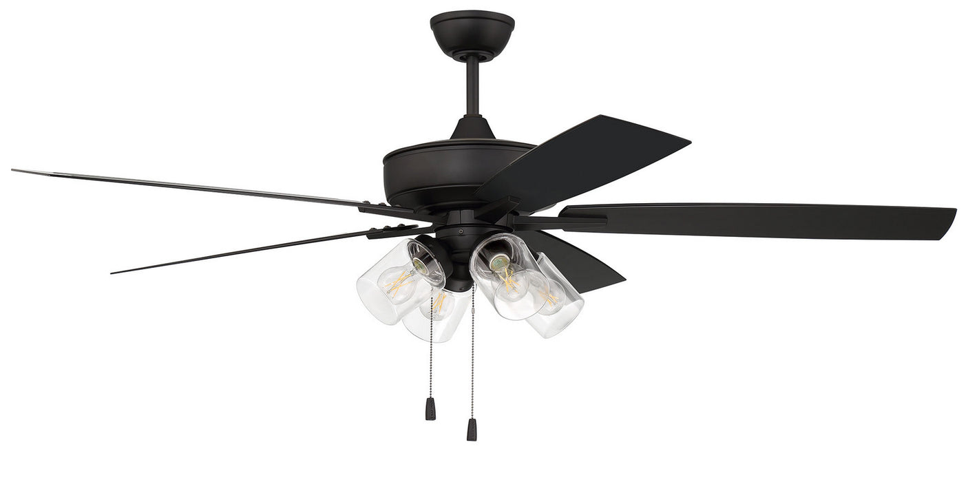 Craftmade OS104FB5 60"Outdoor Ceiling Fan, Flat Black