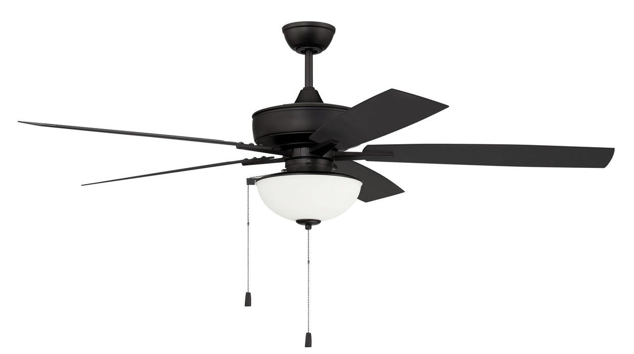 Craftmade OS211FB5 60"Outdoor Ceiling Fan, Flat Black