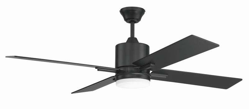 Craftmade TEA52FB4 52"Ceiling Fan, Flat Black