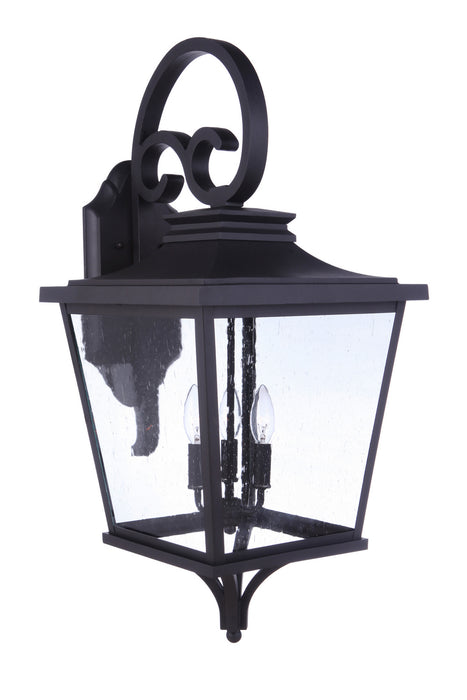 Craftmade ZA2934-TB Three Light Outdoor Wall Mount, Textured Black
