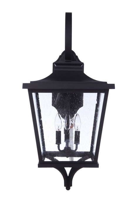 Craftmade ZA2934-TB Three Light Outdoor Wall Mount, Textured Black
