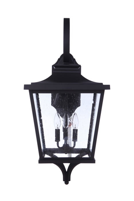 Craftmade ZA2934-TB Three Light Outdoor Wall Mount, Textured Black