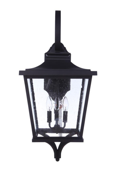 Craftmade ZA2934-TB Three Light Outdoor Wall Mount, Textured Black