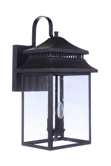 Craftmade ZA3134-DBG Three Light Outdoor Wall Mount, Dark Bronze Gilded