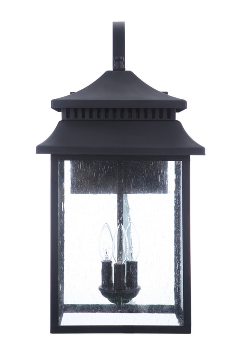 Craftmade ZA3134-TB Three Light Outdoor Wall Mount, Textured Black