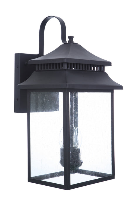 Craftmade ZA3134-TB Three Light Outdoor Wall Mount, Textured Black