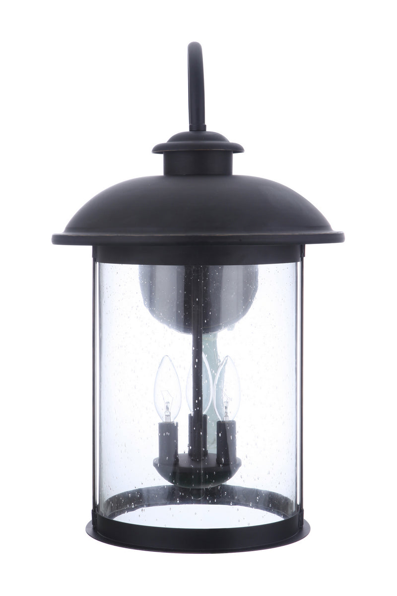 Craftmade ZA3234-DBG Three Light Outdoor Wall Mount, Dark Bronze Gilded