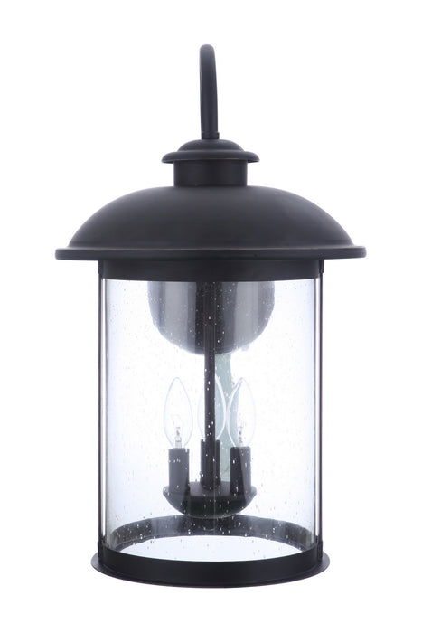 Craftmade ZA3234-DBG Three Light Outdoor Wall Mount, Dark Bronze Gilded
