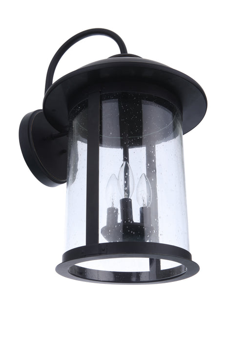 Craftmade ZA3234-DBG Three Light Outdoor Wall Mount, Dark Bronze Gilded