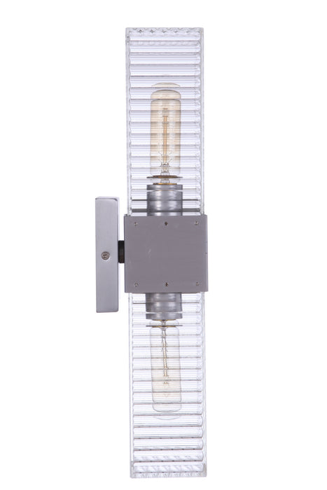 Craftmade ZA4500-SA Two Light Outdoor Wall Mount, Satin Aluminum