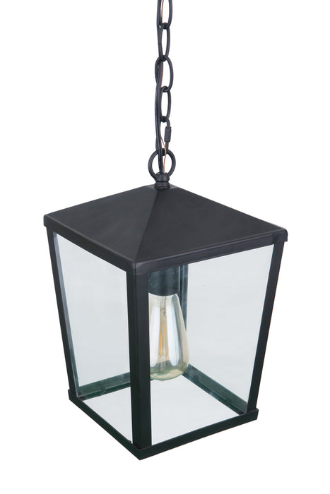 Craftmade ZA4611-MN One Light Outdoor Pendant, Midnight