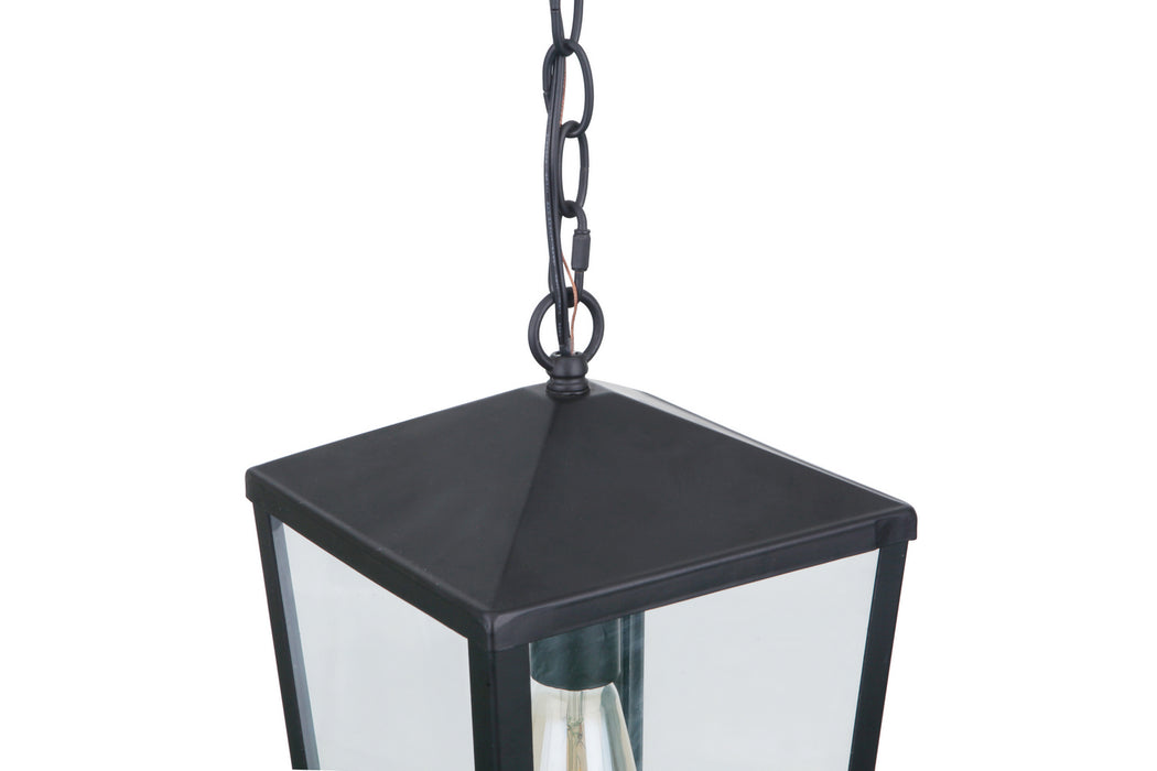 Craftmade ZA4611-MN One Light Outdoor Pendant, Midnight
