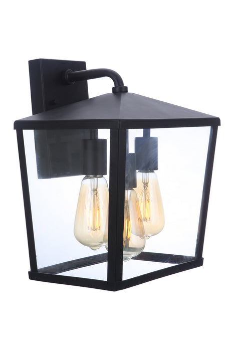 Craftmade ZA4624-MN Three Light Outdoor Wall Mount, Midnight