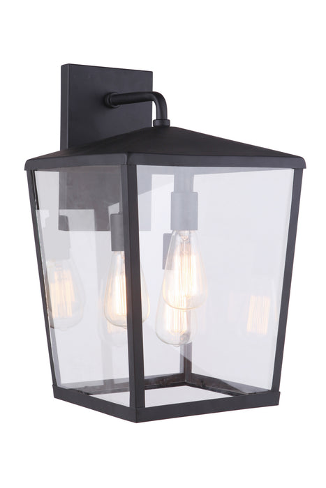 Craftmade ZA4634-MN Three Light Outdoor Wall Mount, Midnight