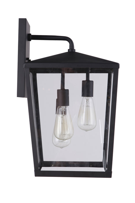 Craftmade ZA4634-MN Three Light Outdoor Wall Mount, Midnight