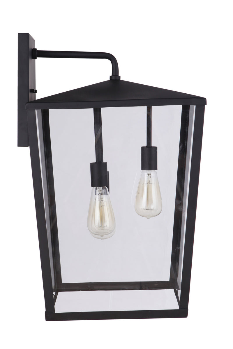 Craftmade ZA4644-MN Three Light Outdoor Wall Mount, Midnight