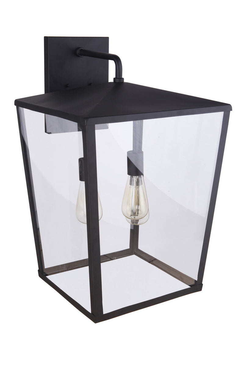 Craftmade ZA4644-MN Three Light Outdoor Wall Mount, Midnight