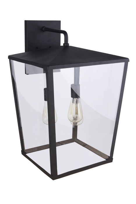 Craftmade ZA4644-MN Three Light Outdoor Wall Mount, Midnight