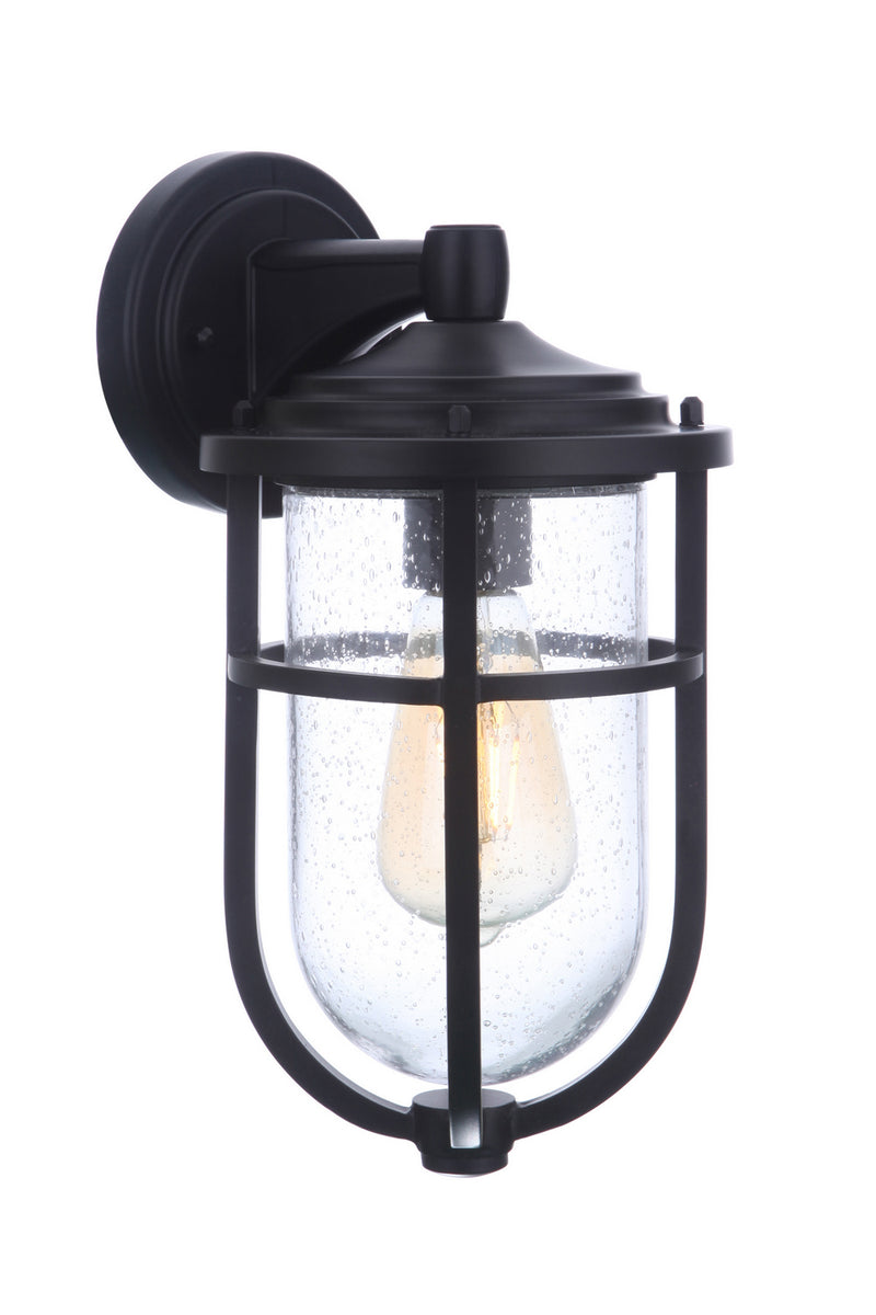 Craftmade ZA4704-MN One Light Outdoor Wall Mount, Midnight