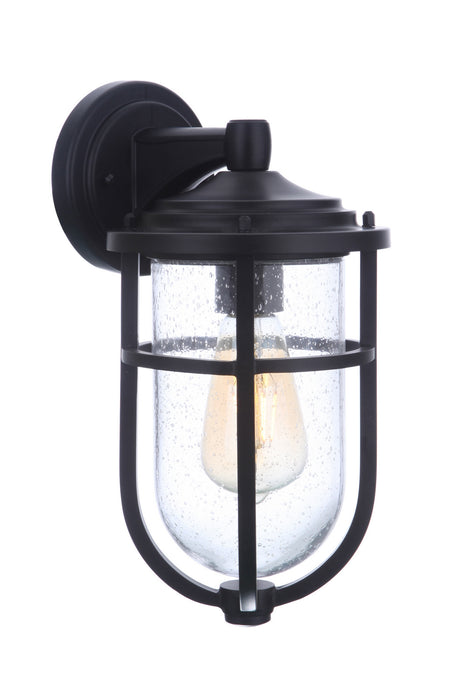 Craftmade ZA4704-MN One Light Outdoor Wall Mount, Midnight