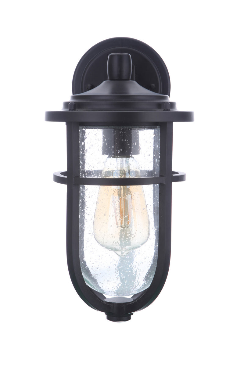 Craftmade ZA4704-MN One Light Outdoor Wall Mount, Midnight