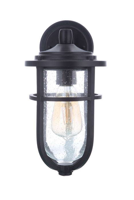 Craftmade ZA4704-MN One Light Outdoor Wall Mount, Midnight