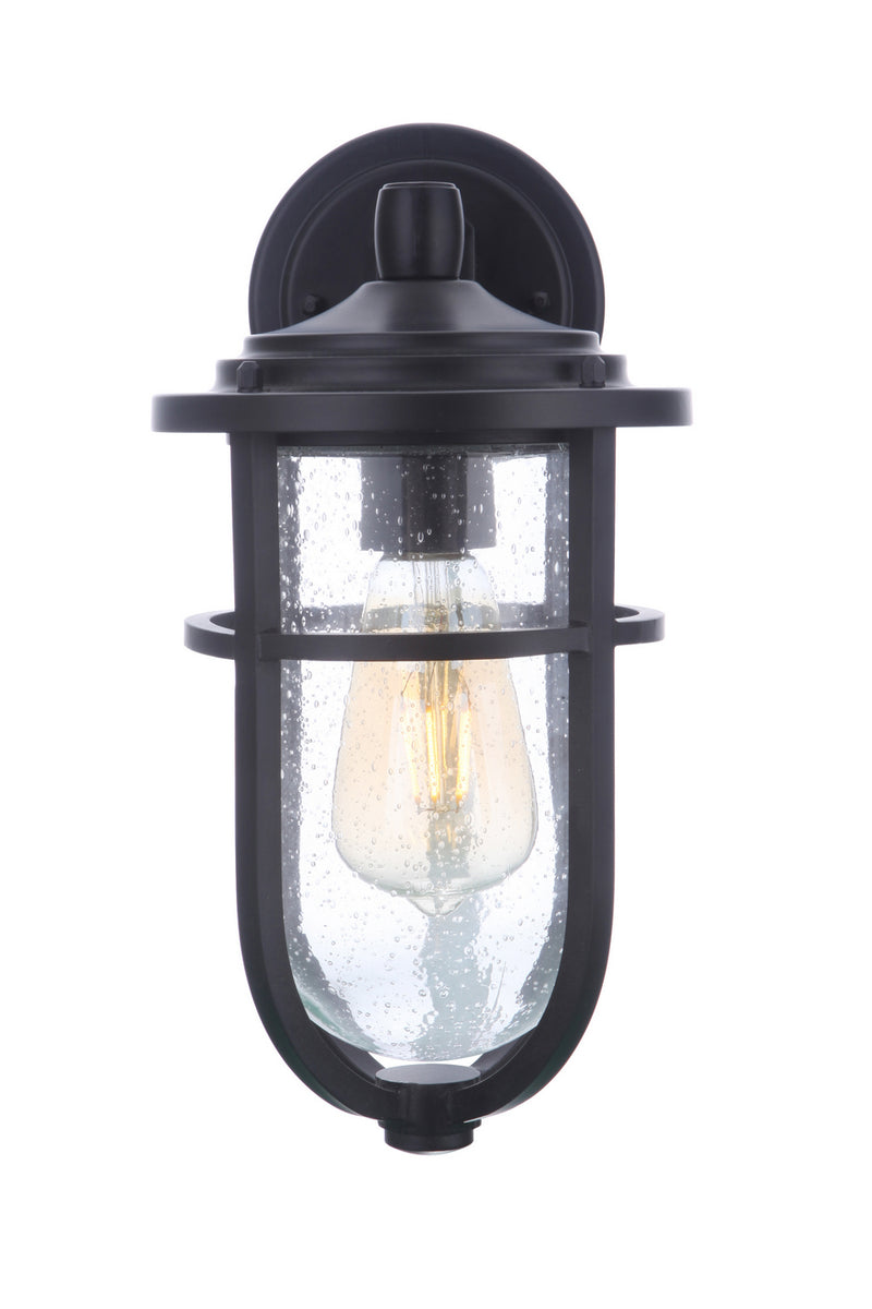 Craftmade ZA4704-MN One Light Outdoor Wall Mount, Midnight