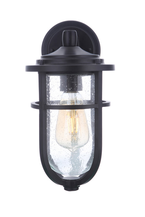Craftmade ZA4704-MN One Light Outdoor Wall Mount, Midnight