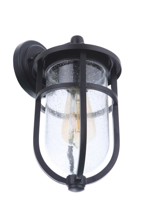 Craftmade ZA4704-MN One Light Outdoor Wall Mount, Midnight