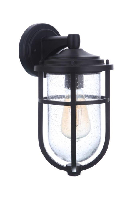 Craftmade ZA4704-MN One Light Outdoor Wall Mount, Midnight