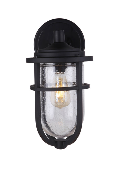 Craftmade ZA4714-MN One Light Outdoor Wall Mount, Midnight