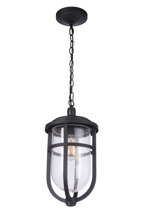 Craftmade ZA4721-MN One Light Outdoor Pendant, Midnight