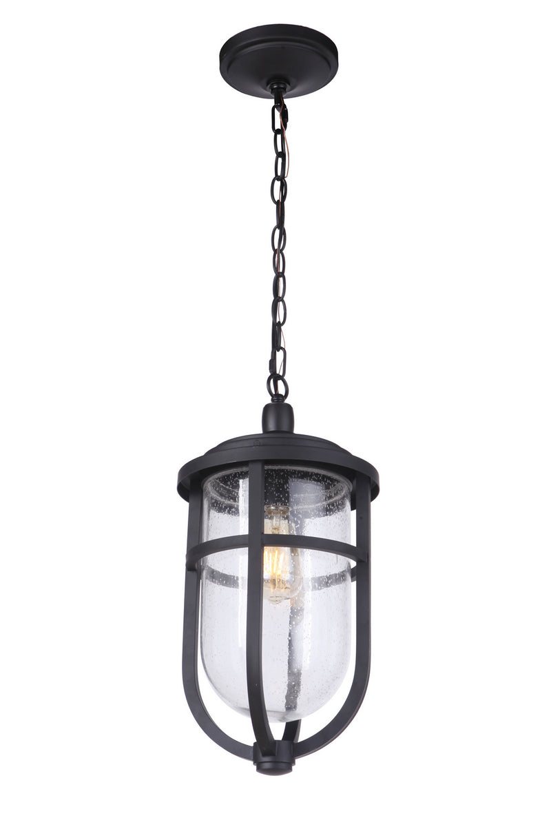 Craftmade ZA4721-MN One Light Outdoor Pendant, Midnight