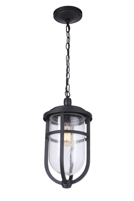 Craftmade ZA4721-MN One Light Outdoor Pendant, Midnight