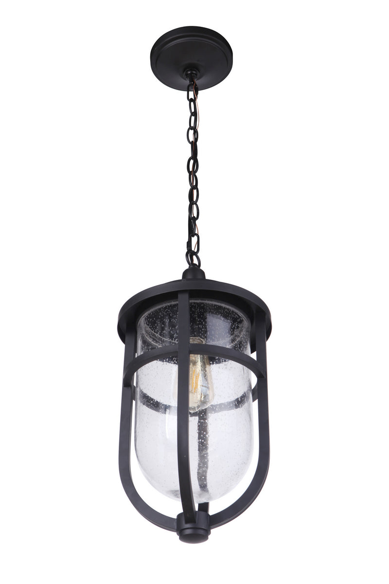 Craftmade ZA4721-MN One Light Outdoor Pendant, Midnight