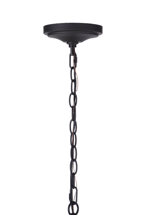 Craftmade ZA4721-MN One Light Outdoor Pendant, Midnight