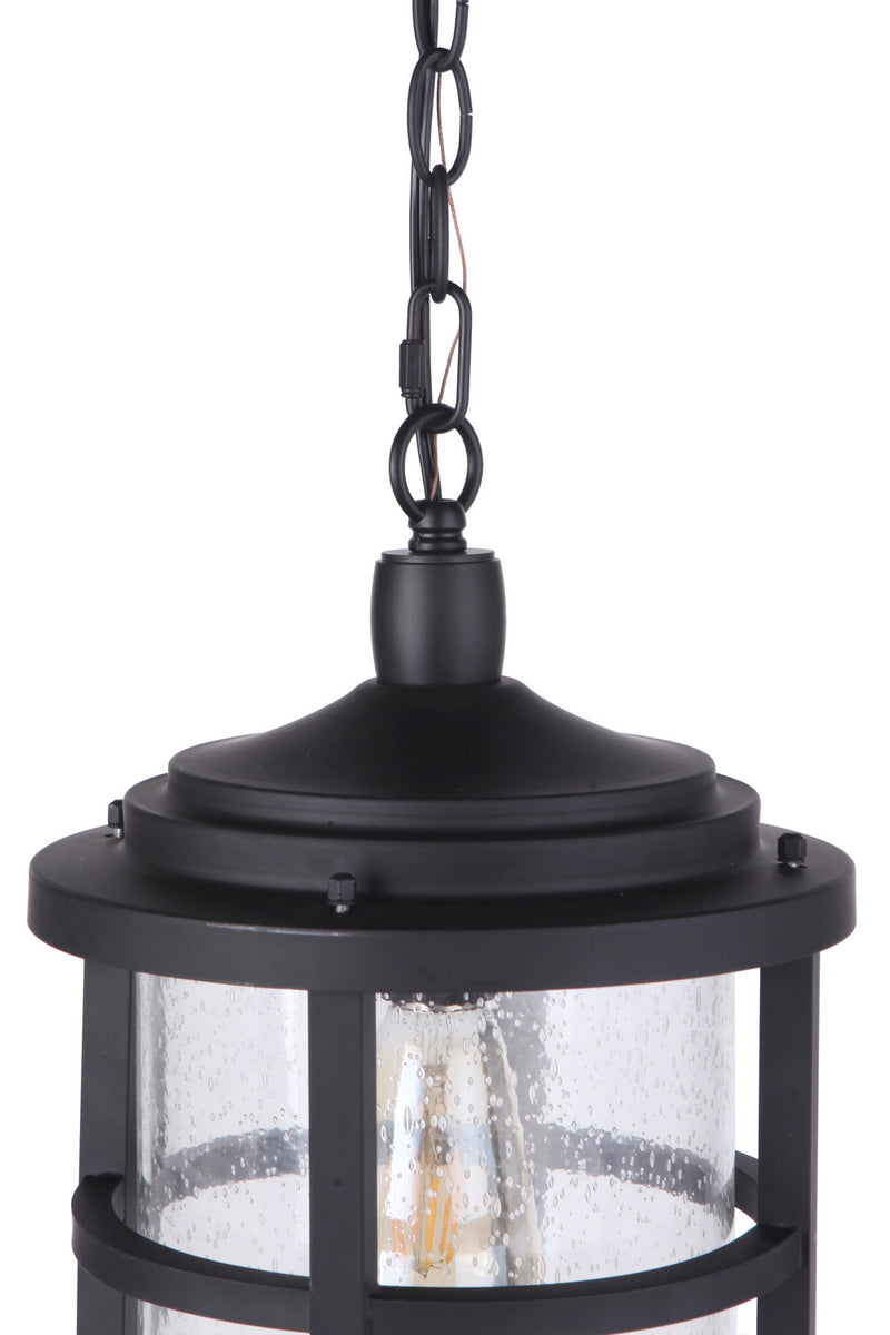 Craftmade ZA4721-MN One Light Outdoor Pendant, Midnight