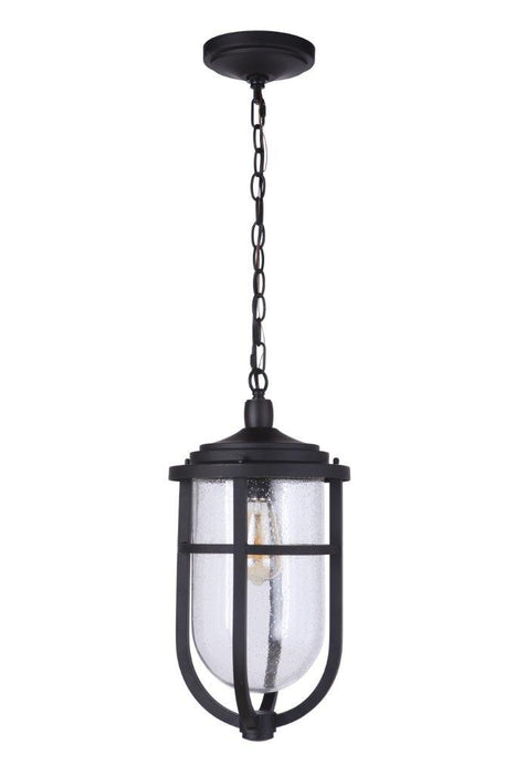 Craftmade ZA4721-MN One Light Outdoor Pendant, Midnight