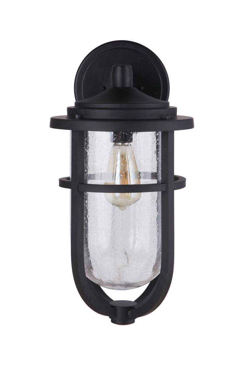 Craftmade ZA4724-MN One Light Outdoor Wall Mount, Midnight