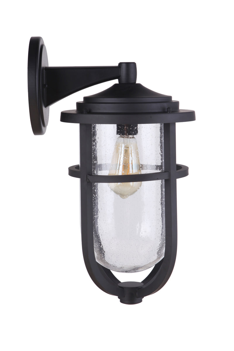 Craftmade ZA4724-MN One Light Outdoor Wall Mount, Midnight