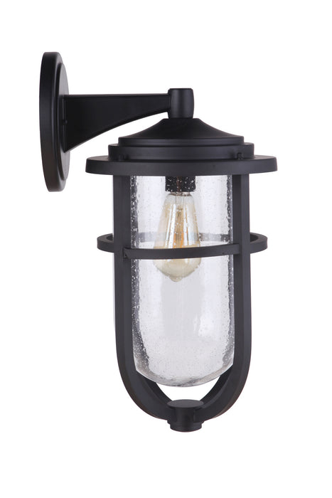 Craftmade ZA4724-MN One Light Outdoor Wall Mount, Midnight