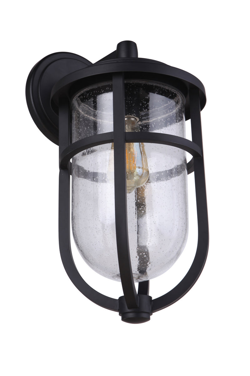 Craftmade ZA4724-MN One Light Outdoor Wall Mount, Midnight
