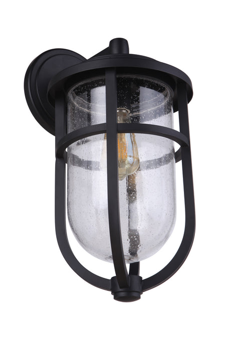 Craftmade ZA4724-MN One Light Outdoor Wall Mount, Midnight