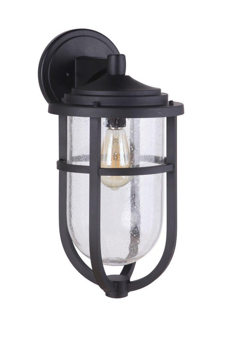 Craftmade ZA4724-MN One Light Outdoor Wall Mount, Midnight
