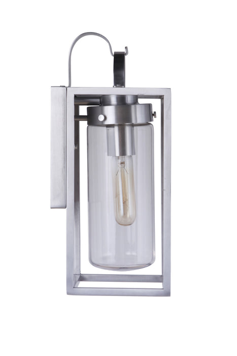 Craftmade ZA4804-SA One Light Outdoor Wall Mount, Satin Aluminum