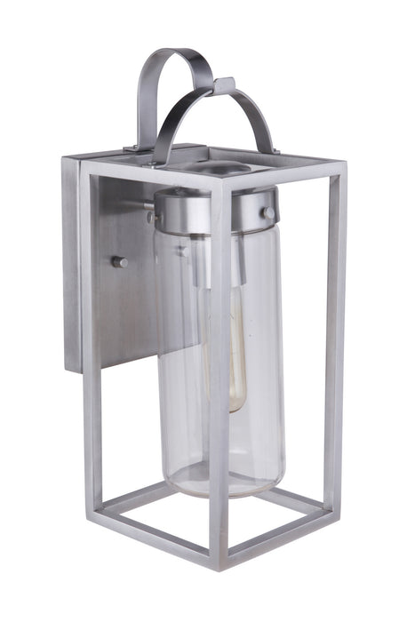 Craftmade ZA4804-SA One Light Outdoor Wall Mount, Satin Aluminum