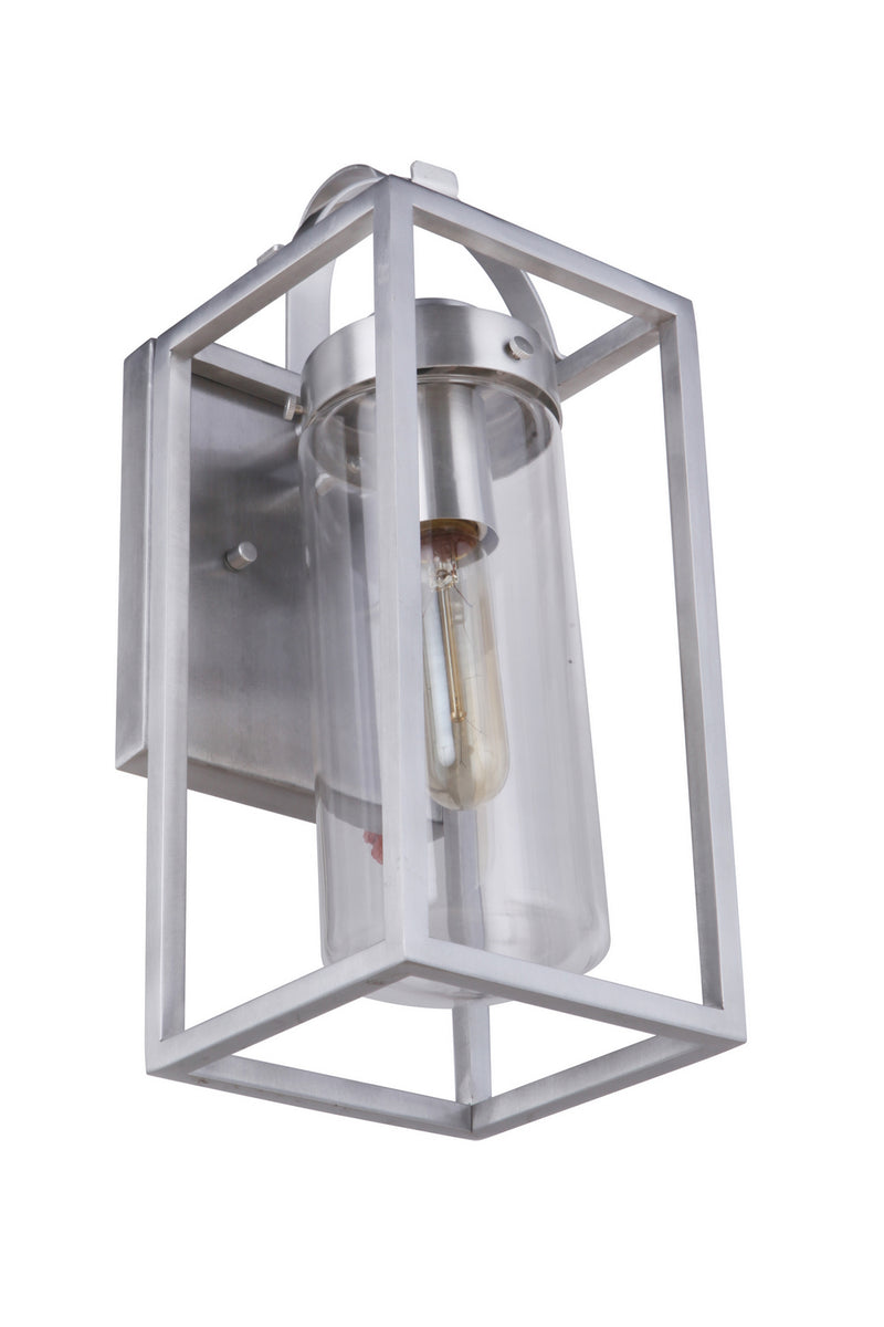 Craftmade ZA4804-SA One Light Outdoor Wall Mount, Satin Aluminum