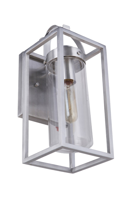 Craftmade ZA4804-SA One Light Outdoor Wall Mount, Satin Aluminum