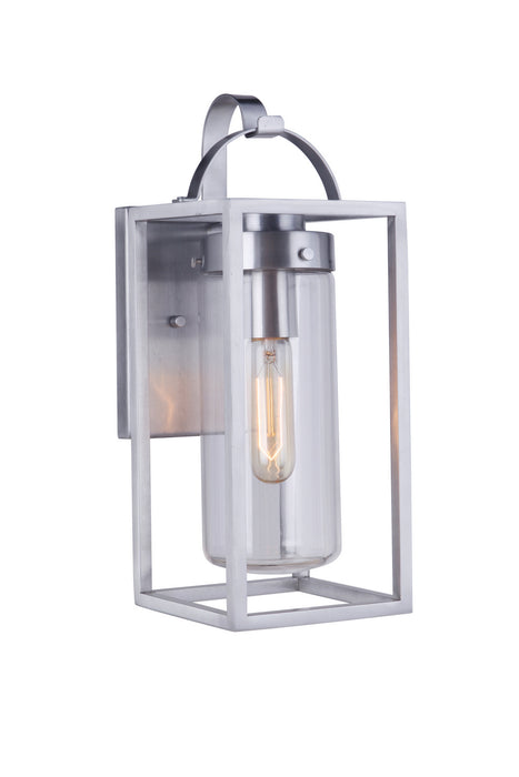 Craftmade ZA4804-SA One Light Outdoor Wall Mount, Satin Aluminum